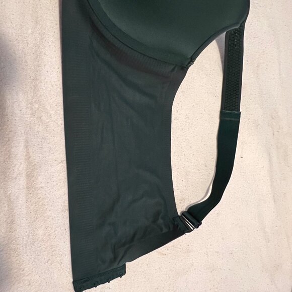Lane Bryant Cacique Lightly Lined Balconette Bra 48DD Deep Green Adj Straps - Picture 12 of 16
